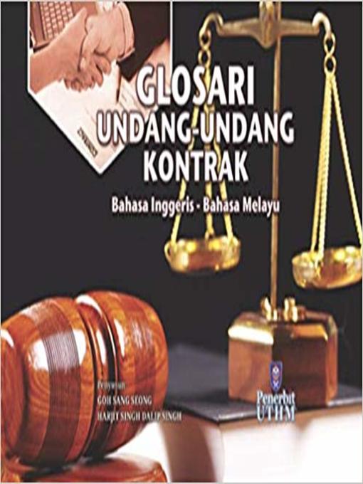Title details for Glosari Undang-undang Kontrak by Goh Sang Seong - Available